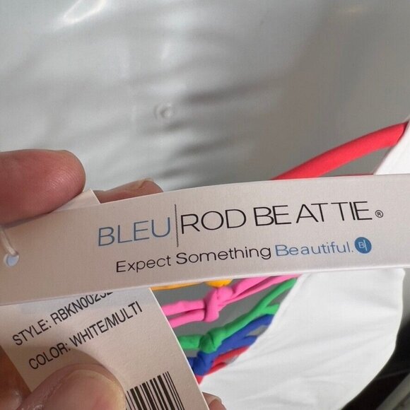 Bleu by Rod Beattie $99 Women's Core-Lace-Down Mio One-Piece Swimsuit Size 6 - Picture 4 of 7